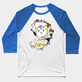 Ice Cream Cat! Baseball T-Shirt